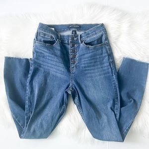 Calvin Klein High Waisted Button Jeans
